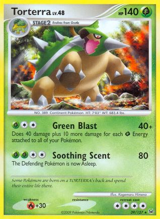 Torterra (/127) Reverse Holofoil [Platinum: Base set] Pokemon Single Pokémon