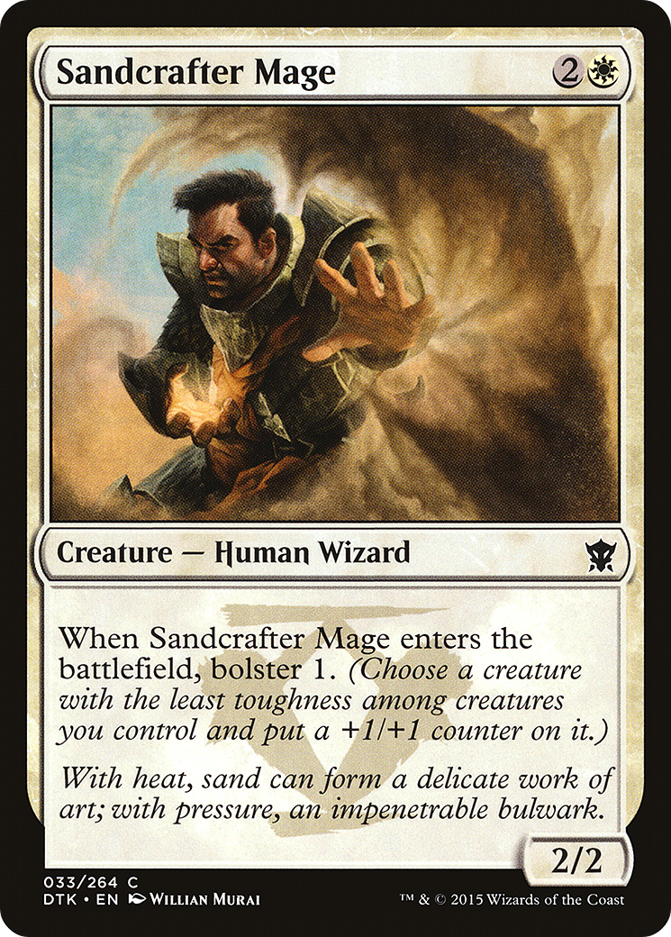 Sandcrafter Mage (DTK-033) [Dragons of Tarkir] MTG Single Wizards of the Coast