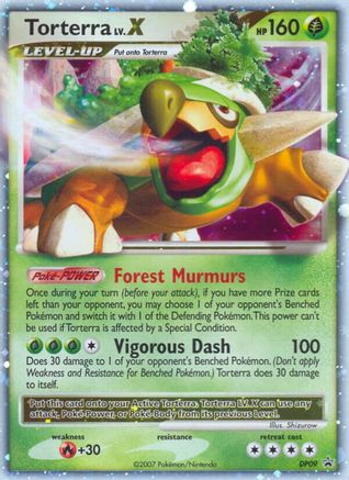 Torterra LV.X - DP09 (DP09/56) Holofoil [Promos: DP Promos] Pokemon Single Pokémon