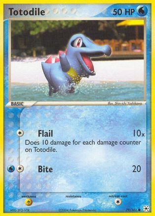 Totodile (79/101) Reverse Holofoil [EX: Hidden Legends] Pokemon Single Pokémon