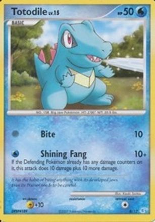Totodile () [DP: Trainer Kit Manaphy & Lucario] Pokemon Single Pokémon