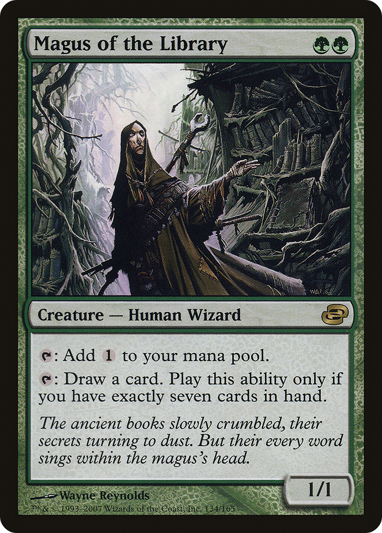 Magus of the Library (PLC-134) [Planar Chaos] Foil MTG Single Planar Chaos