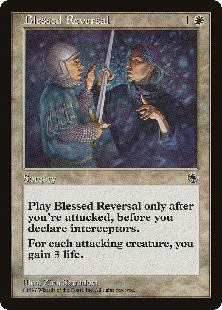 Blessed Reversal (POR-007) [Misc] Portal MTG Single Wizards of the Coast