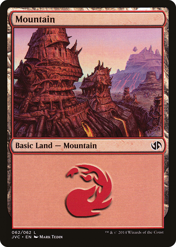 Mountain (DD3-062) [Misc] Duel Decks Anthology: Jace vs. Chandra MTG Single Wizards of the Coast