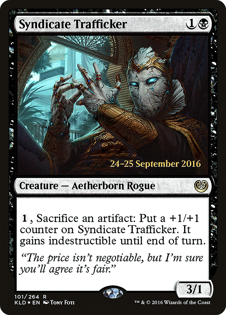 Syndicate Trafficker (PRE-101) [Kaladesh Promos] Foil MTG Single Wizards of the Coast