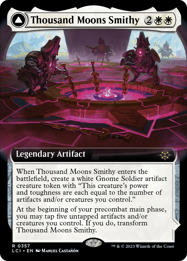 Thousand Moons Smithy (LCI-357) [The Lost Caverns of Ixalan] (Extended Art) MTG Single Wizards of the Coast