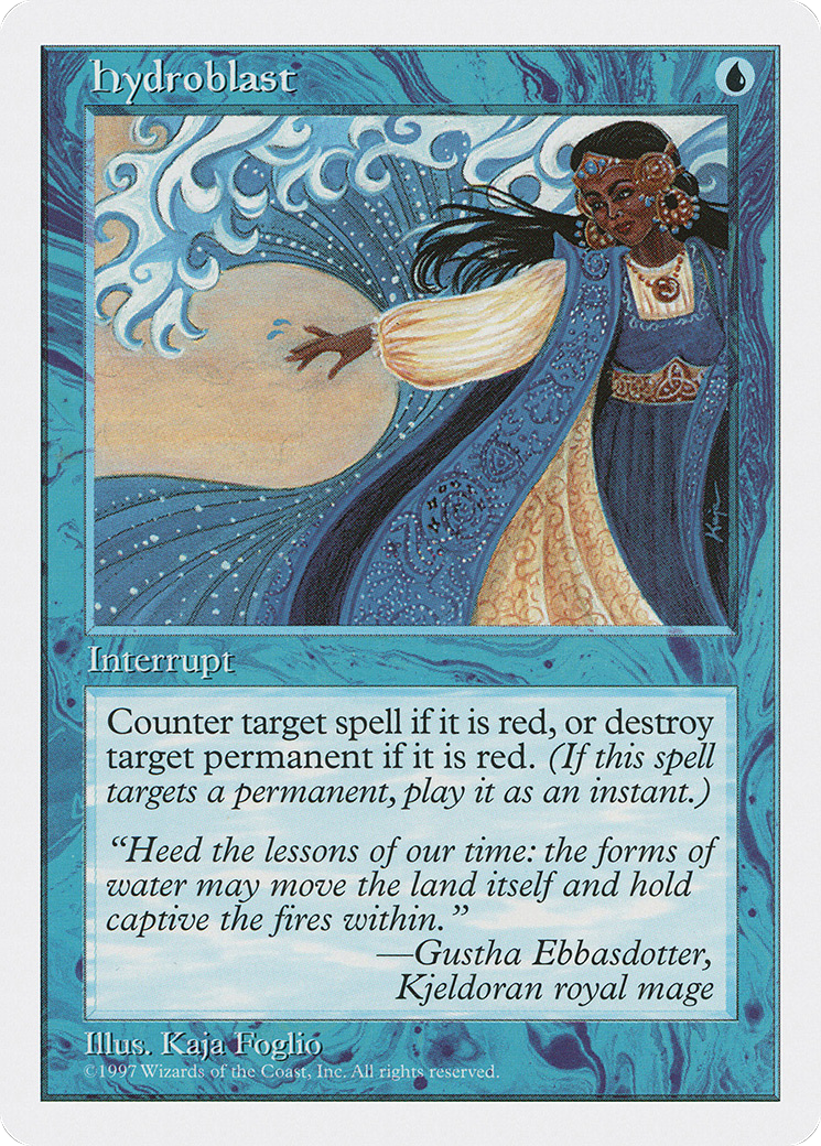 Hydroblast (5ED-) [Fifth Edition] MTG Single Wizards of the Coast