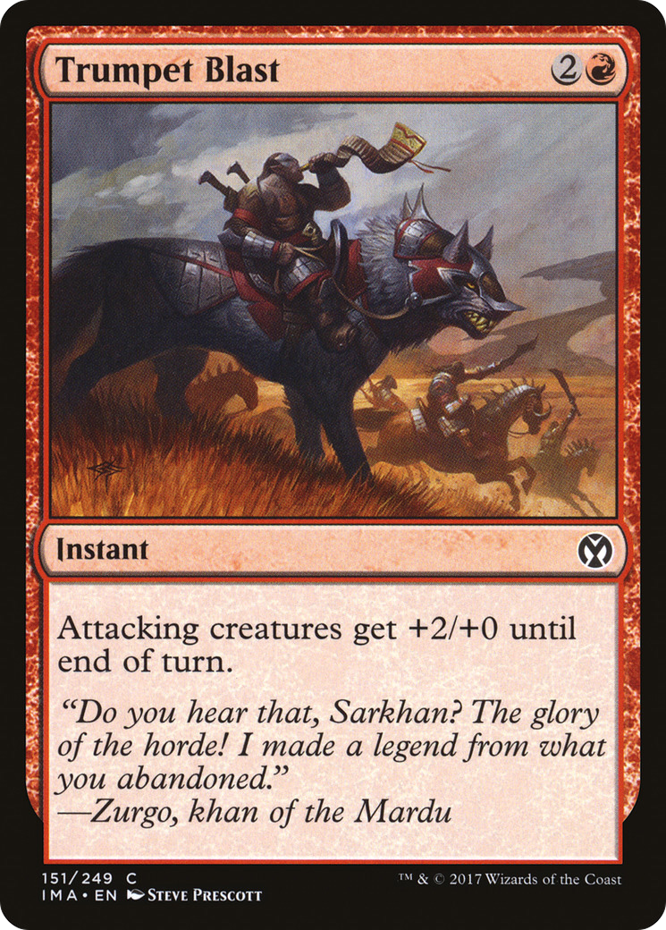 Trumpet Blast (IMA-151) [Iconic Masters] MTG Single Wizards of the Coast