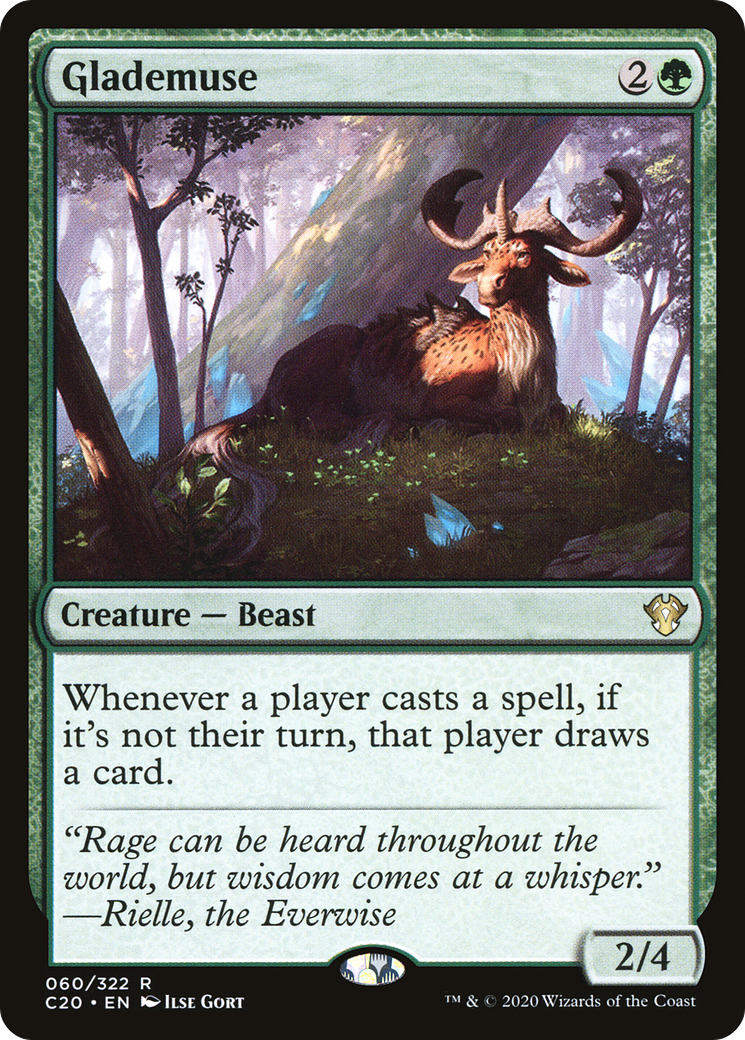Glademuse (C20-060) [Commander 2020] MTG Single Wizards of the Coast