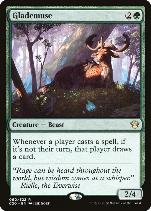 Glademuse (C20-060) [Commander 2020] MTG Single Wizards of the Coast