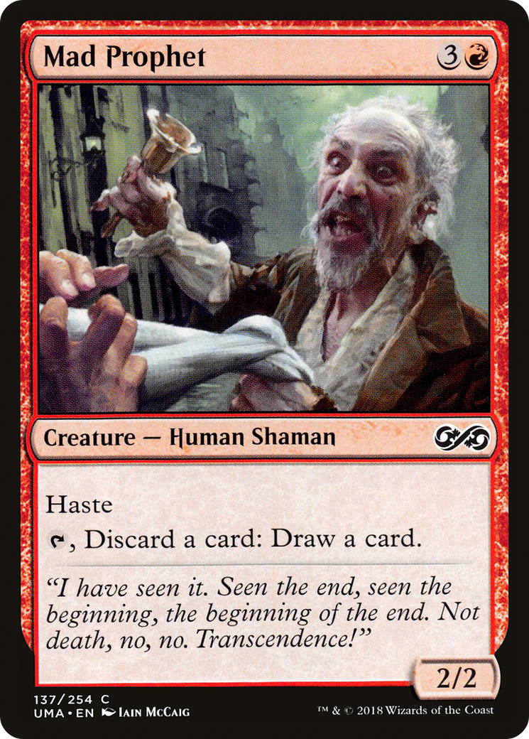 Mad Prophet (UMA-137) [Ultimate Masters] Foil MTG Single Wizards of the Coast