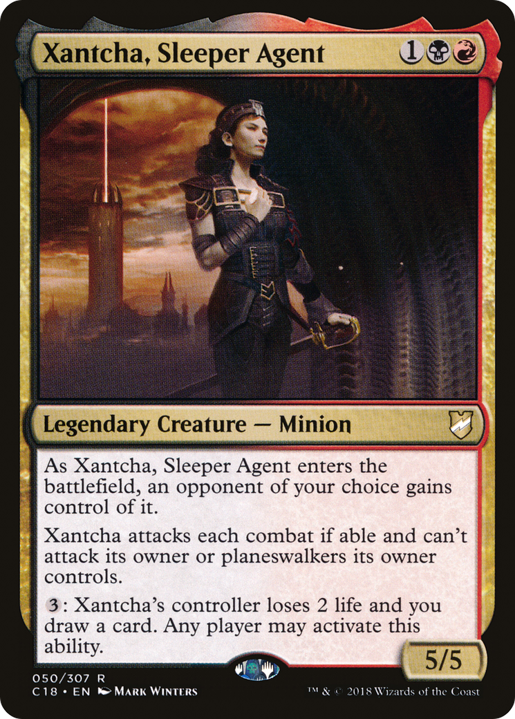 Xantcha, Sleeper Agent (C18-050) [Commander 2018] MTG Single Wizards of the Coast