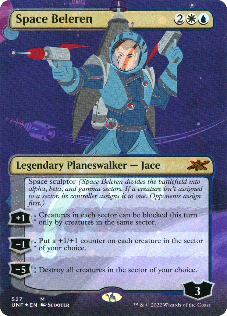 Space Beleren (Galaxy Foil) (UNF-527) [Unfinity] (Borderless) Foil MTG Single Wizards of the Coast