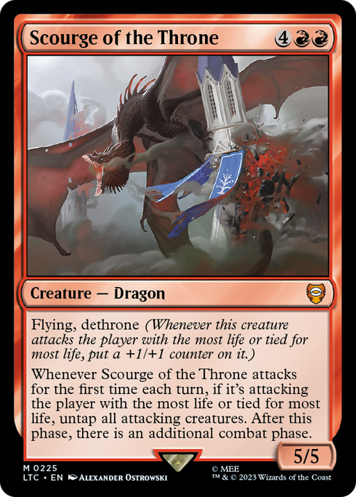 Scourge of the Throne (LTC-225) [Tales of Middle-earth Commander] MTG Single Wizards of the Coast