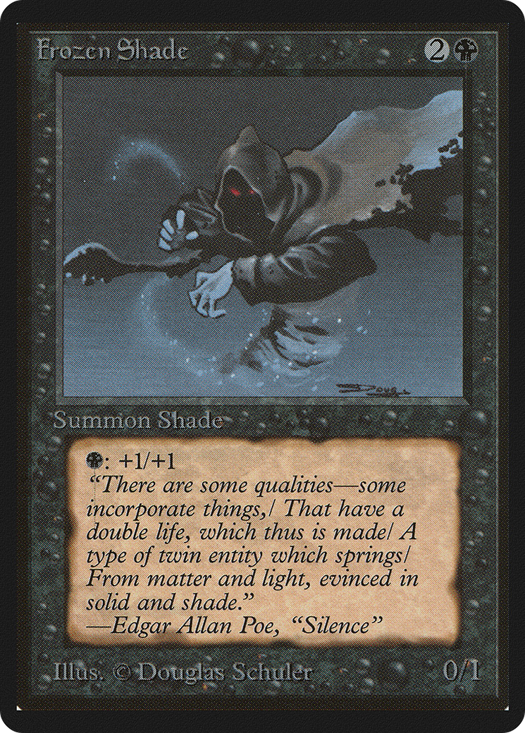 Frozen Shade (LEB-) [Oldschool] Limited Edition Beta MTG Single Wizards of the Coast
