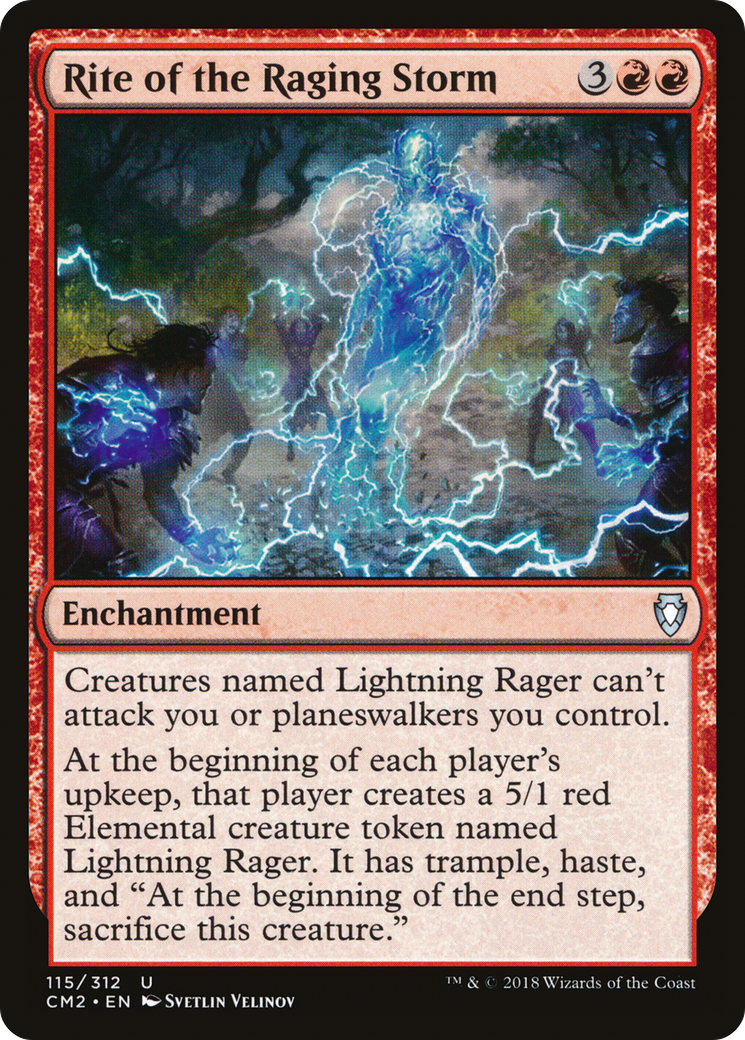 Rite of the Raging Storm (CM2-115) [Commander Anthology Volume II] MTG Single Wizards of the Coast