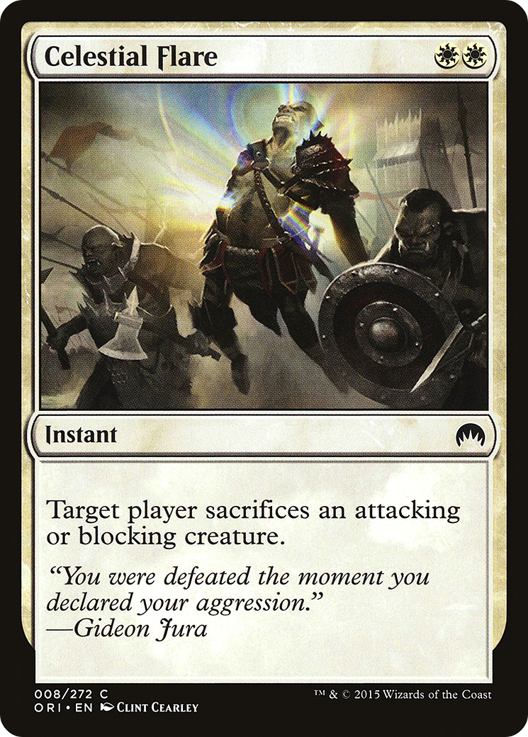 Celestial Flare (ORI-008) [Magic Origins] Foil MTG Single Wizards of the Coast