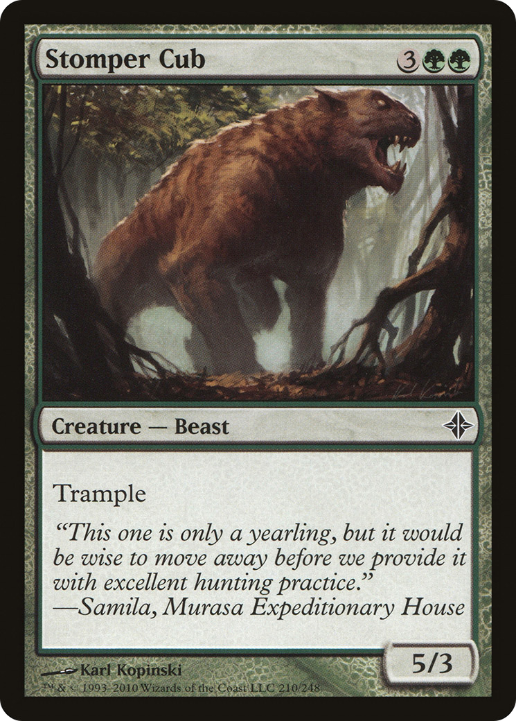 Stomper Cub (ROE-210) [Rise of the Eldrazi] Foil MTG Single Wizards of the Coast
