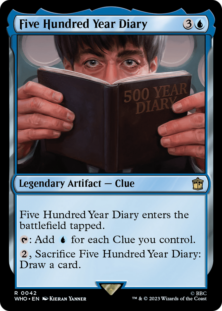 Five Hundred Year Diary (WHO-042) [Doctor Who] MTG Single Wizards of the Coast