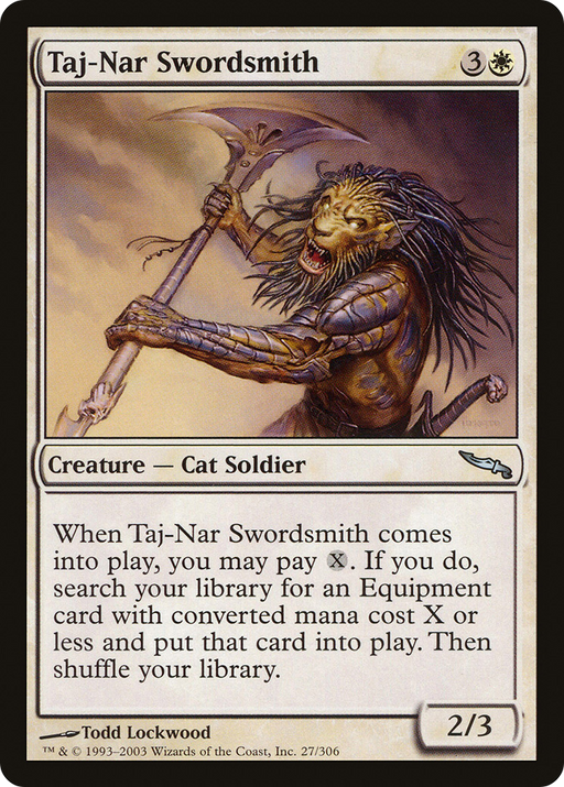 Taj-Nar Swordsmith (MRD-027) [Mirrodin] MTG Single Wizards of the Coast