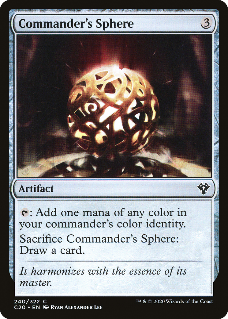 Commander's Sphere (C20-240) [Commander 2020] MTG Single Wizards of the Coast