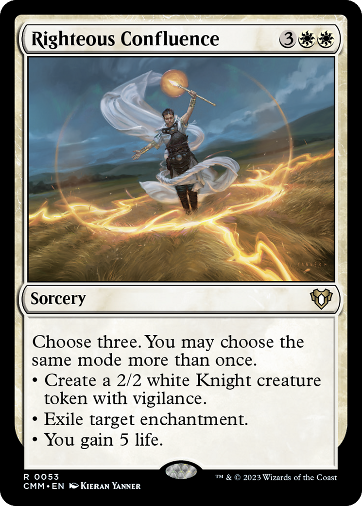 Righteous Confluence (CMM-053) [Commander Masters] MTG Single Wizards of the Coast