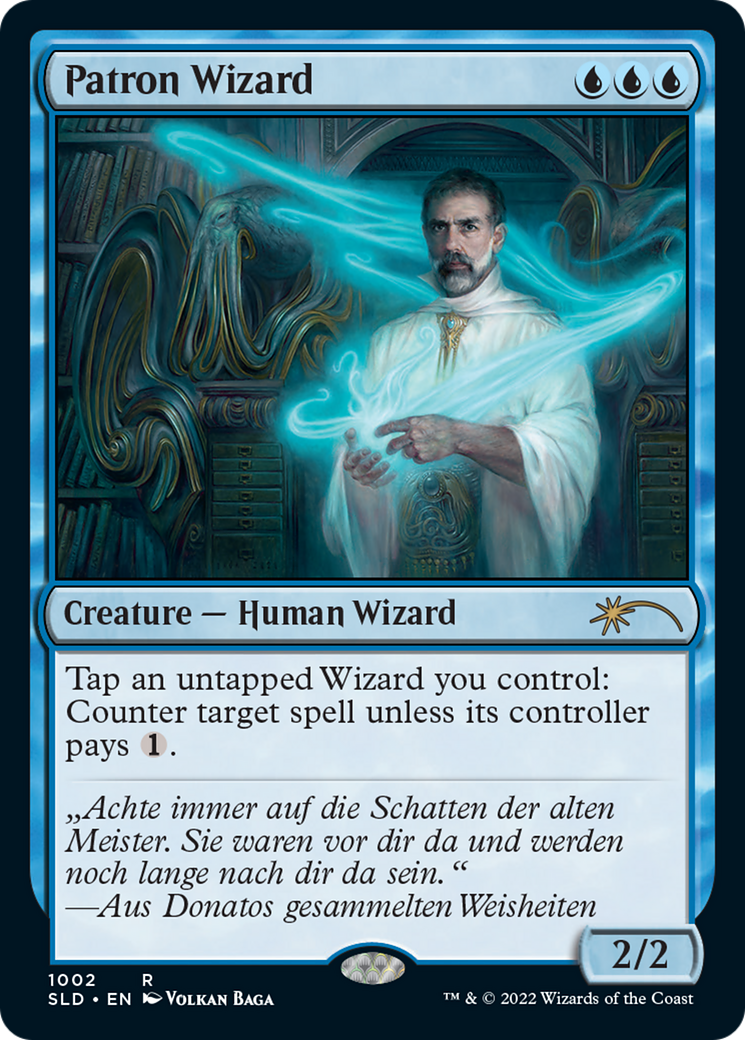 Patron Wizard (SLD-1002) [Secret Lair] Drop Foil MTG Single Wizards of the Coast