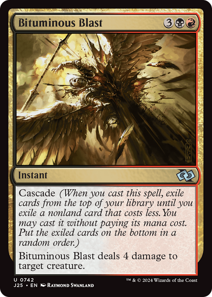 Bituminous Blast (J25-742) [Foundations Jumpstart] MTG Single Wizards of the Coast
