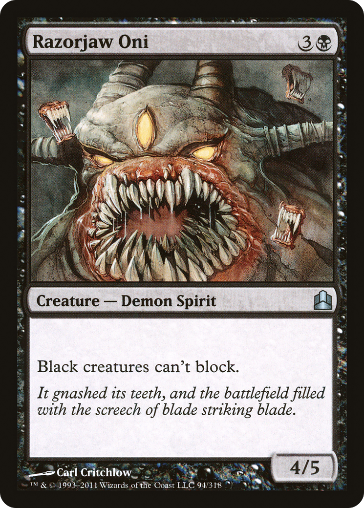 Razorjaw Oni (CMD-094) [Commander 2011] MTG Single Wizards of the Coast