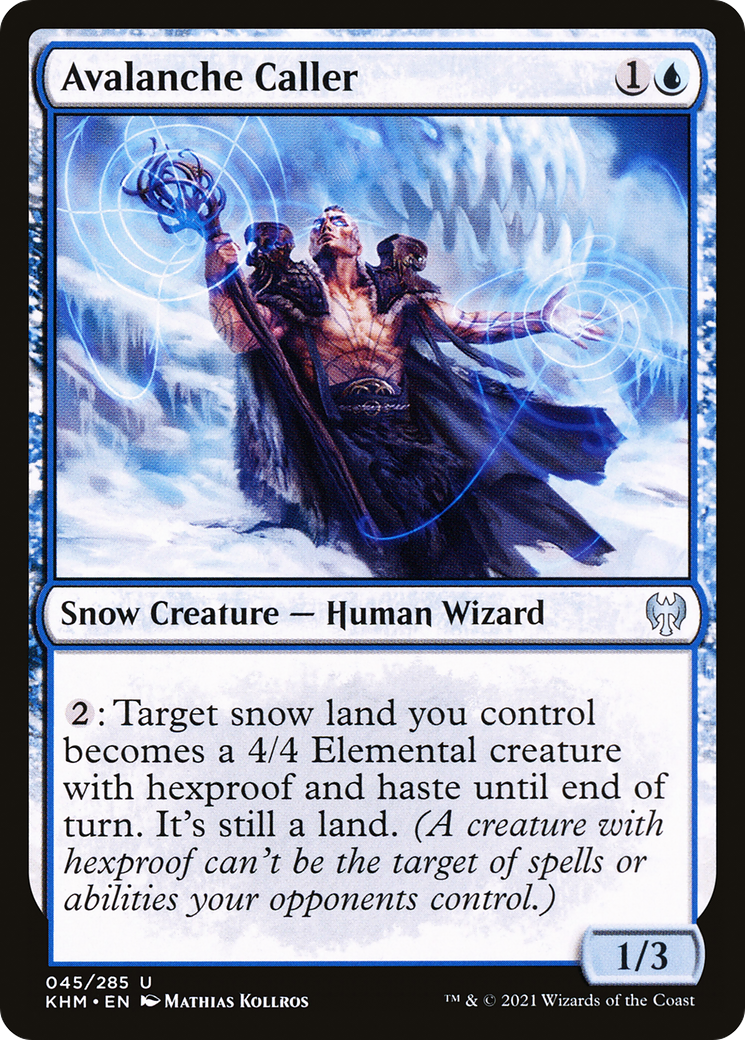 Avalanche Caller (KHM-045) [Kaldheim] MTG Single Wizards of the Coast