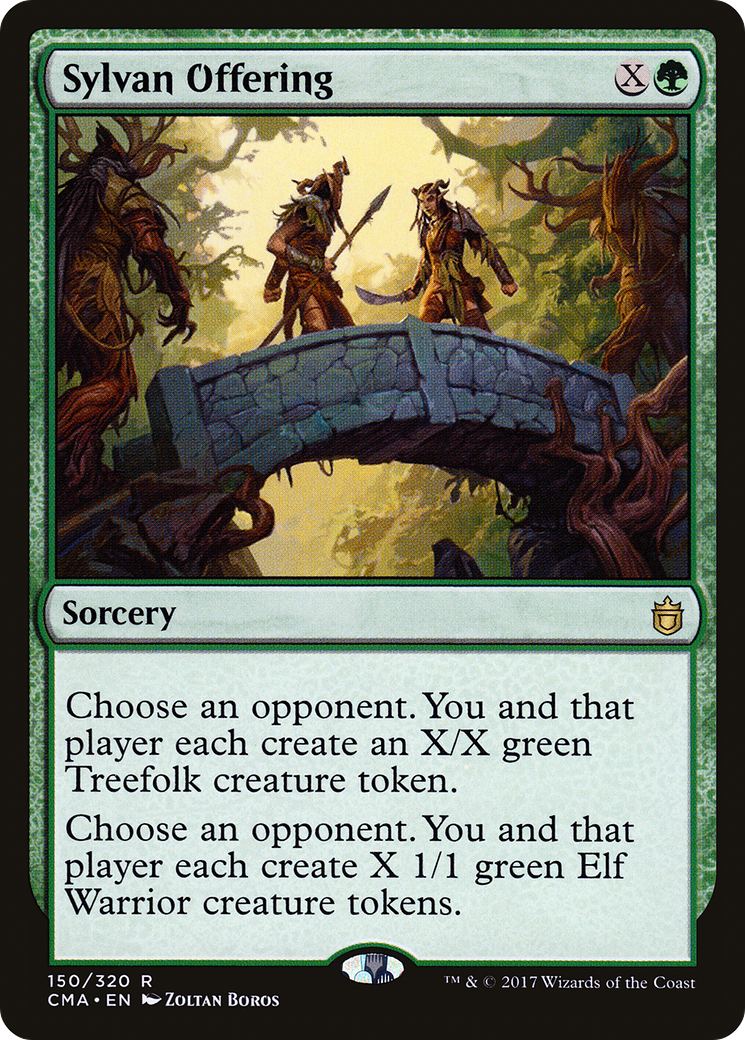 Sylvan Offering (CMA-150) [Commander Anthology] MTG Single Wizards of the Coast
