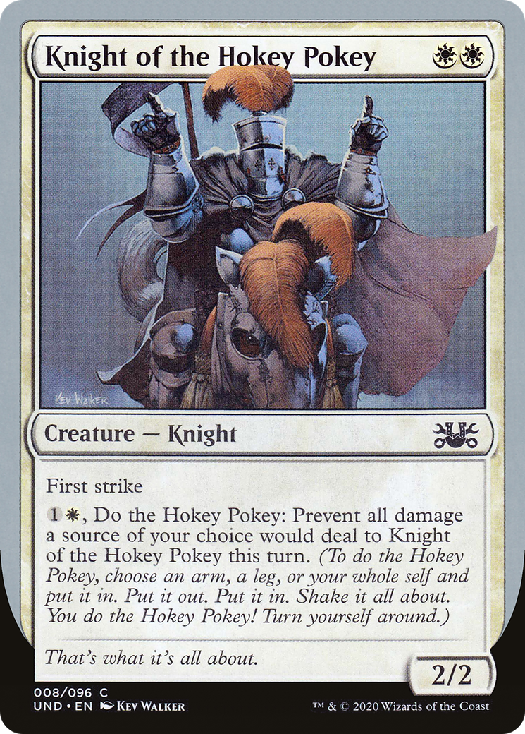 Knight of the Hokey Pokey (UND-008) [Unsanctioned] MTG Single Wizards of the Coast