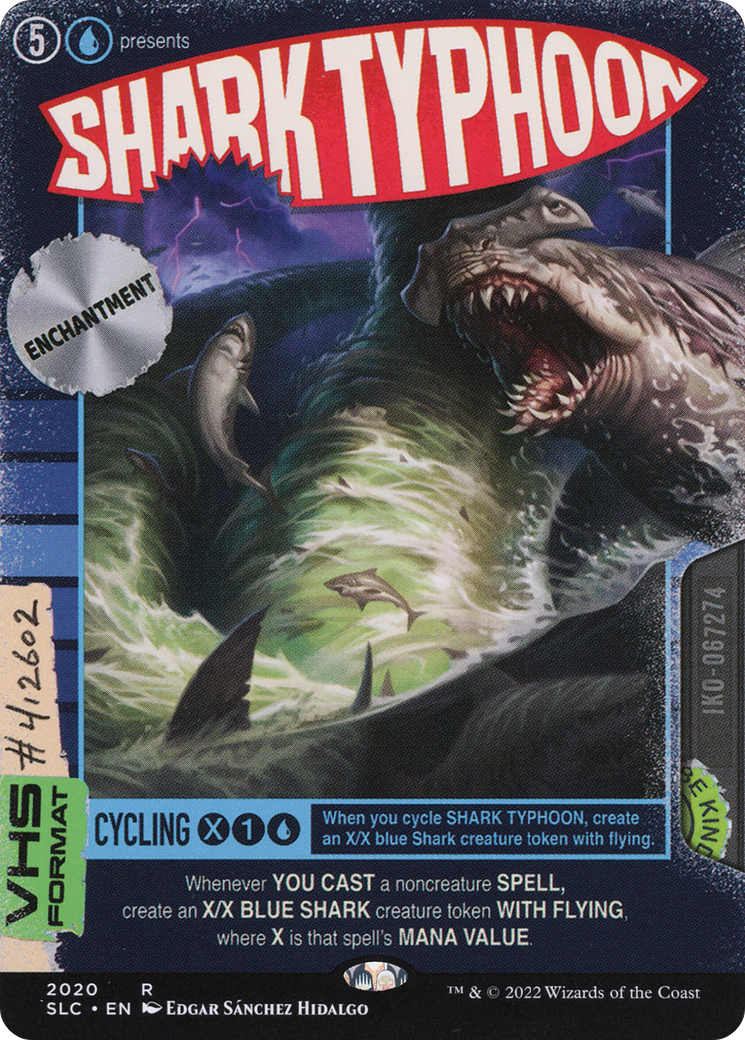 Shark Typhoon (SLC-2020) [Secret Lair] Countdown Kit (Borderless) MTG Single Wizards of the Coast