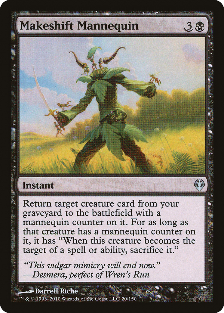 Makeshift Mannequin (ARC-020) [Misc] Archenemy MTG Single Wizards of the Coast