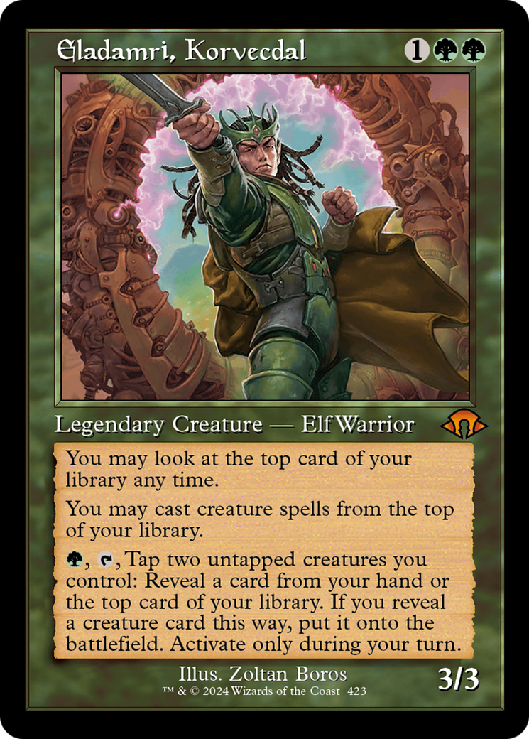 Eladamri, Korvecdal (MH3-423) [Modern Horizons 3] MTG Single Wizards of the Coast