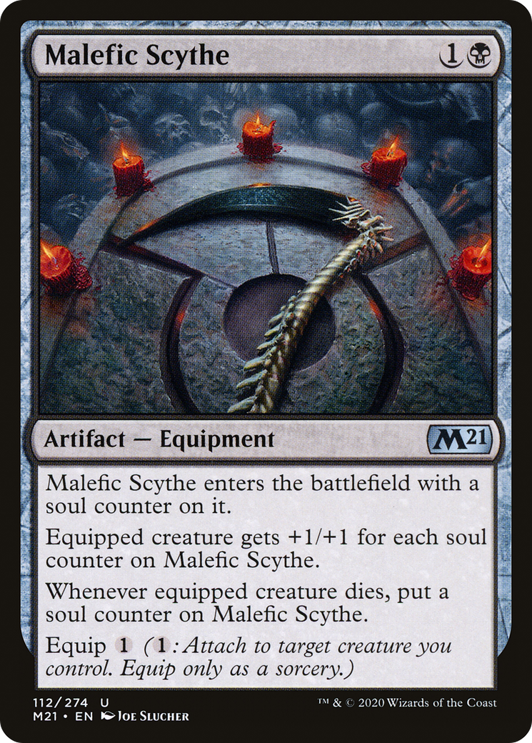 Malefic Scythe (M21-112) [Core Set 2021] MTG Single Wizards of the Coast