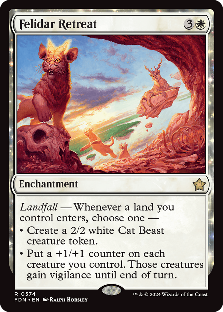Felidar Retreat (FDN-574) [Foundations] MTG Single Wizards of the Coast
