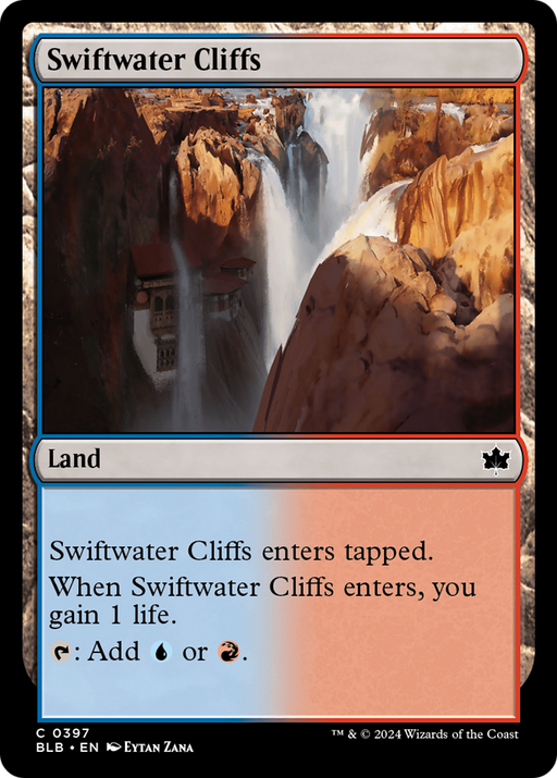 Swiftwater Cliffs (BLB-397) [Bloomburrow] MTG Single Wizards of the Coast