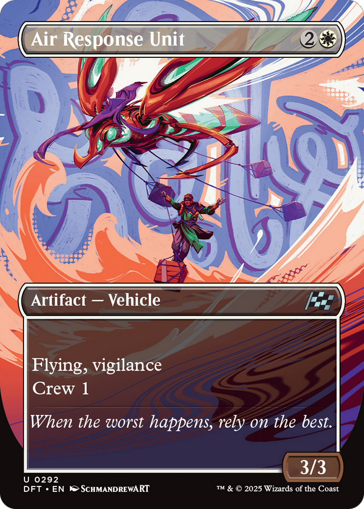 Air Response Unit (DFT-292) [Aetherdrift] (Borderless) MTG Single Wizards of the Coast