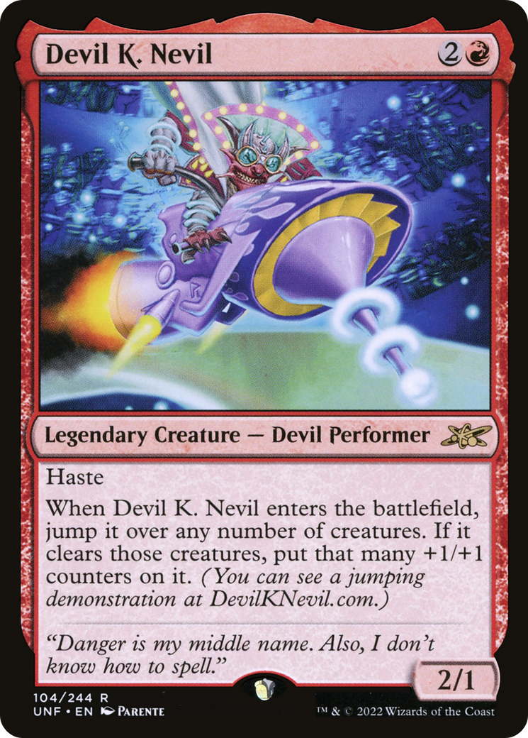 Devil K. Nevil (UNF-104) [Unfinity] MTG Single Wizards of the Coast