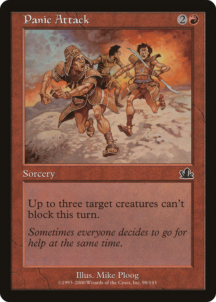 Panic Attack (PCY-098) [Prophecy] Foil MTG Single Wizards of the Coast
