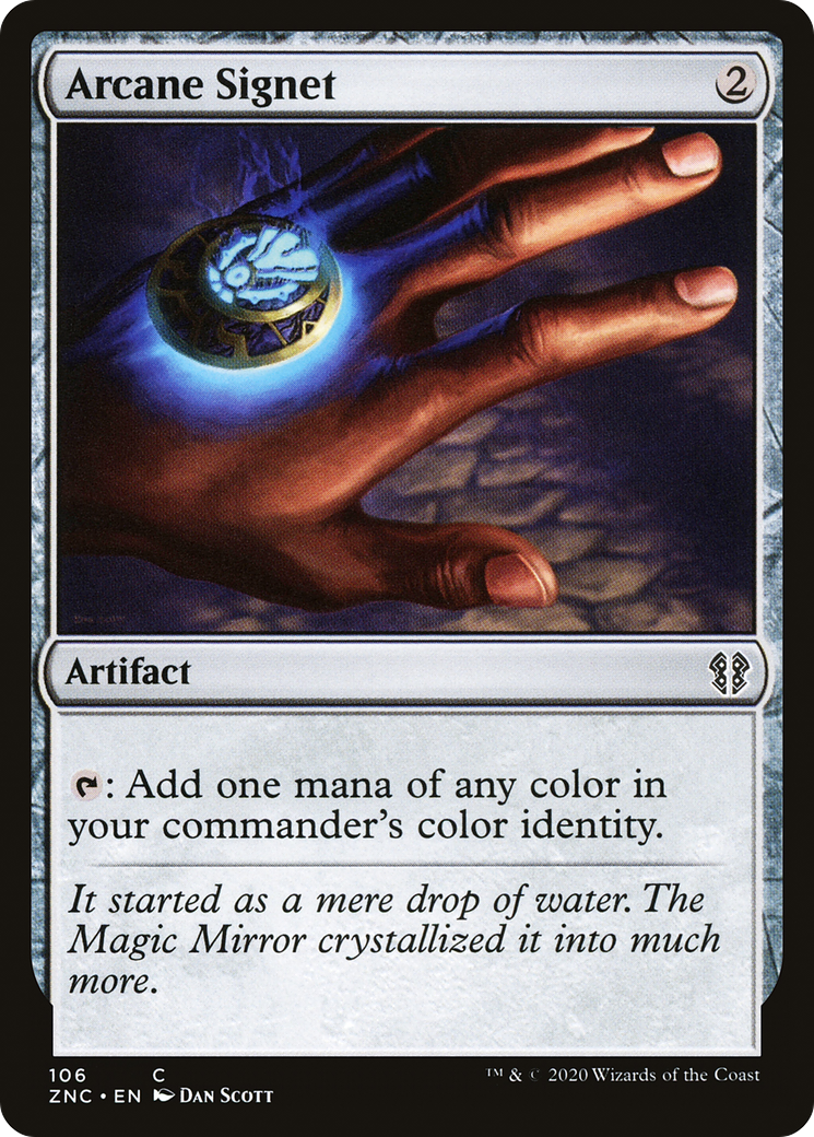 Arcane Signet (ZNC-106) [Zendikar Rising Commander] MTG Single Wizards of the Coast