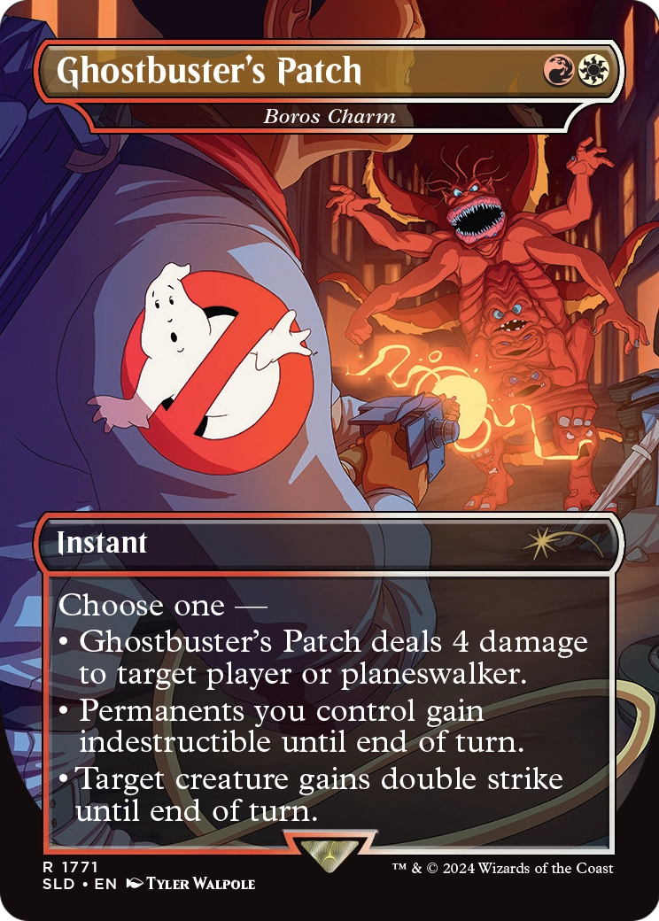 Ghostbuster's Patch - Boros Charm (SLD-1771) [Secret Lair Drop] (Borderless) Foil