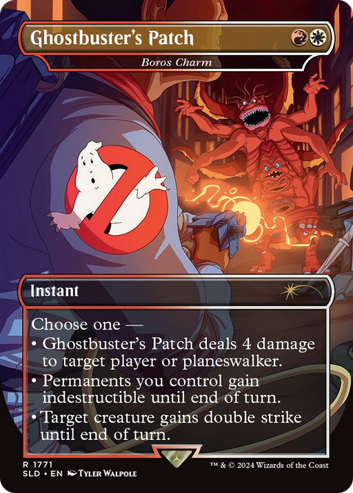 Ghostbuster's Patch - Boros Charm (SLD-1771) [Secret Lair] Drop (Borderless) MTG Single Wizards of the Coast