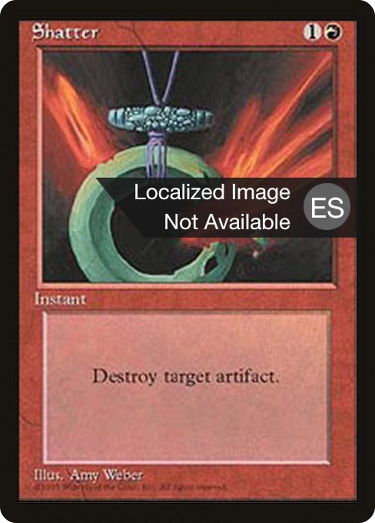 Shatter (4BB-219) [Fourth Edition Foreign Black Border] MTG Single Wizards of the Coast
