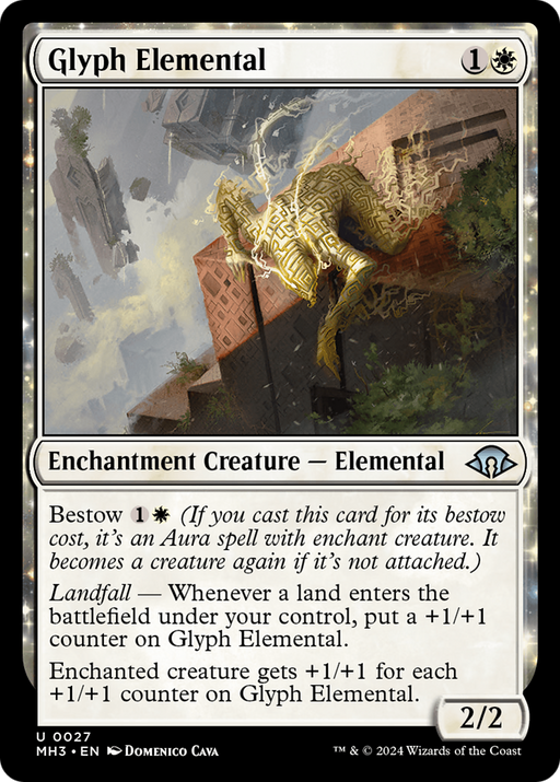 Glyph Elemental (MH3-027) [Modern Horizons 3] MTG Single Modern Horizons 3