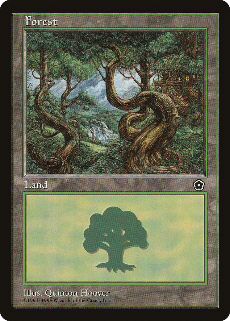 Forest (P02-163) [Misc] Portal Second Age MTG Single Wizards of the Coast