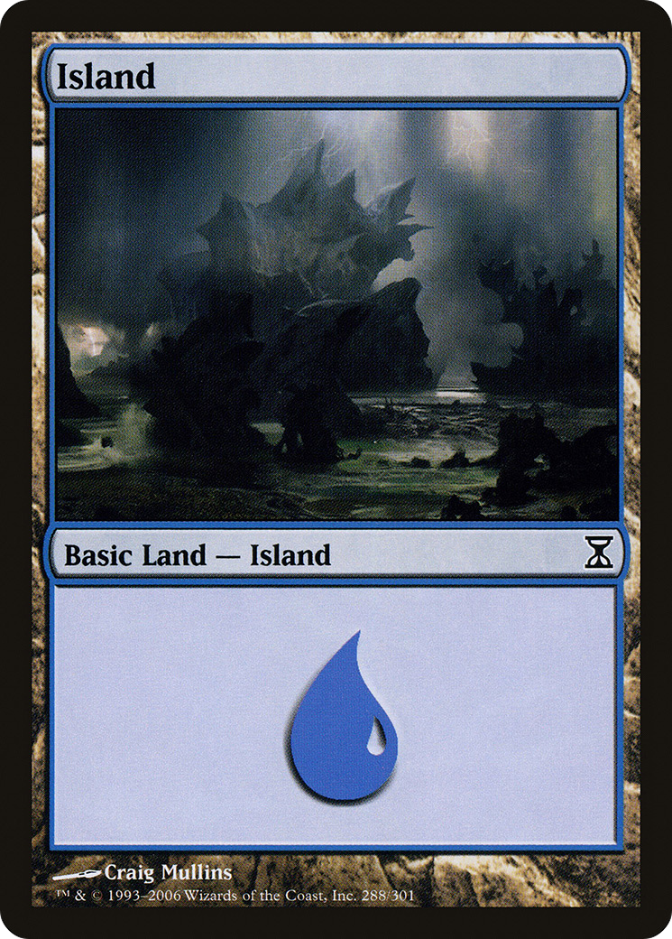 Island (288) (TSP-288) [Time Spiral] MTG Single Wizards of the Coast