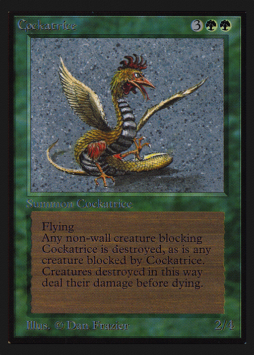 Cockatrice (CED-190) [Collectors' Edition] MTG Single Wizards of the Coast