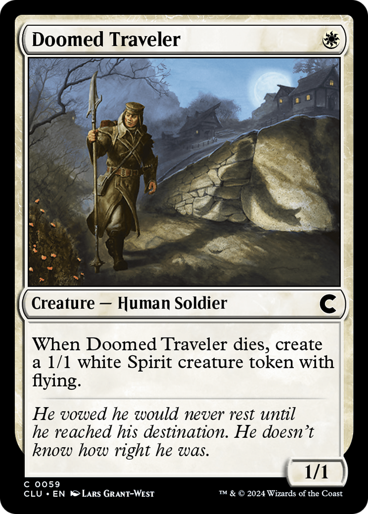 Doomed Traveler (CLU-059) [Ravnica: Clue Edition] MTG Single Wizards of the Coast